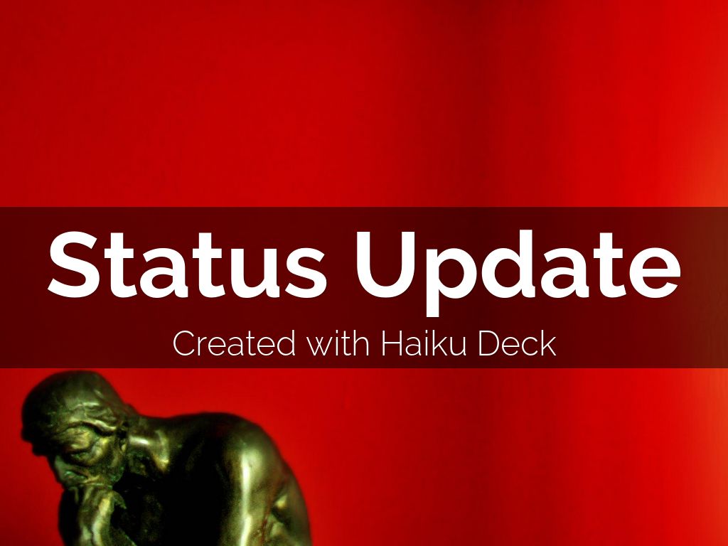 状态更新Haiku Deck模板